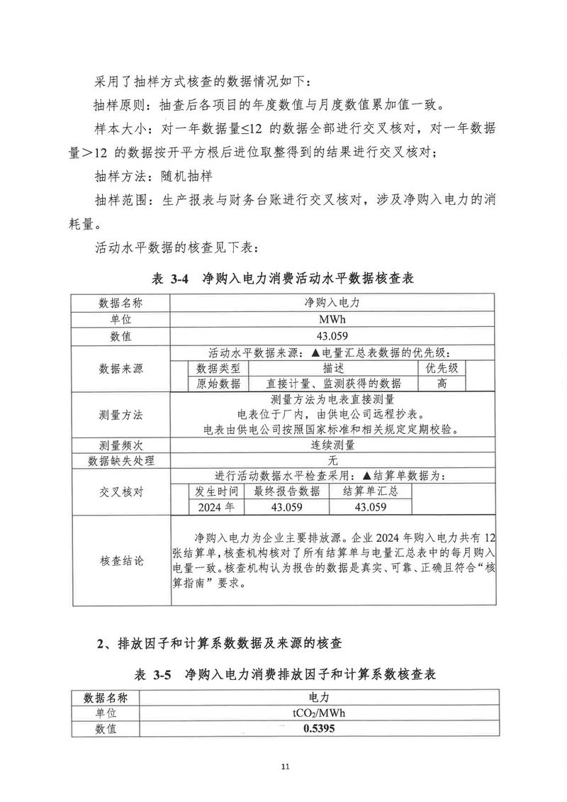 河南恒達機電設(shè)備有限公司2024年溫室氣體第三方核查報告_page-0014